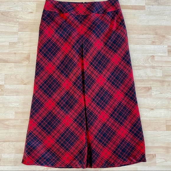 Talbots Dresses & Skirts - Talbots Wool Plaid Maxi Skirt size 14